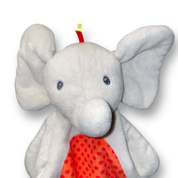 Gund Baby Lovey Elephant Plush Flappy Activity Hello Security Blanket Nursery - Picture 3 of 10